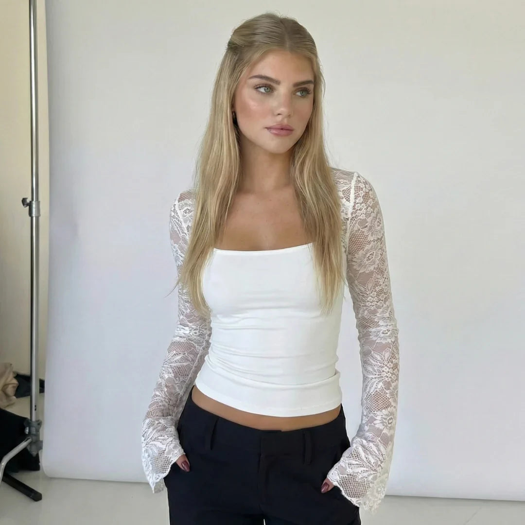 MARA LACE SCULPT TOP
