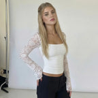 MARA LACE SCULPT TOP