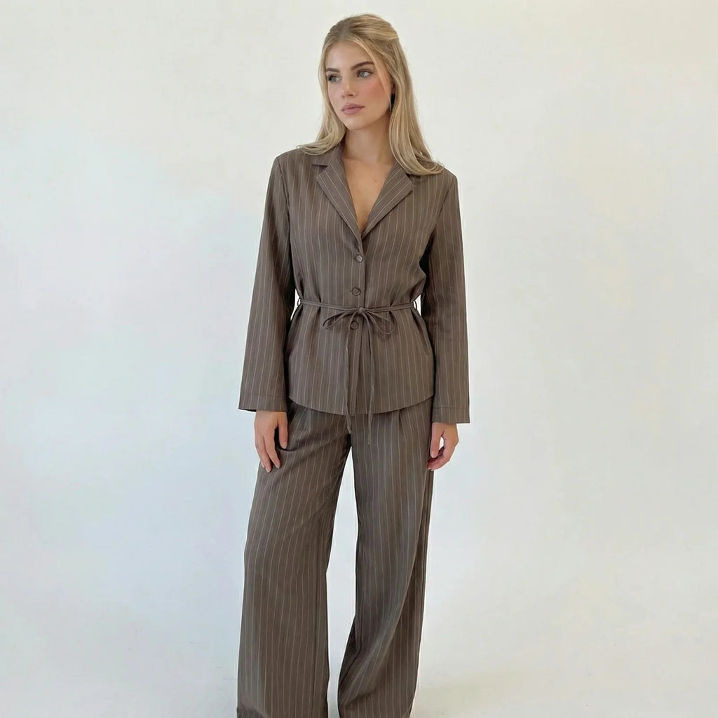 MARA PINSTRIPE SET